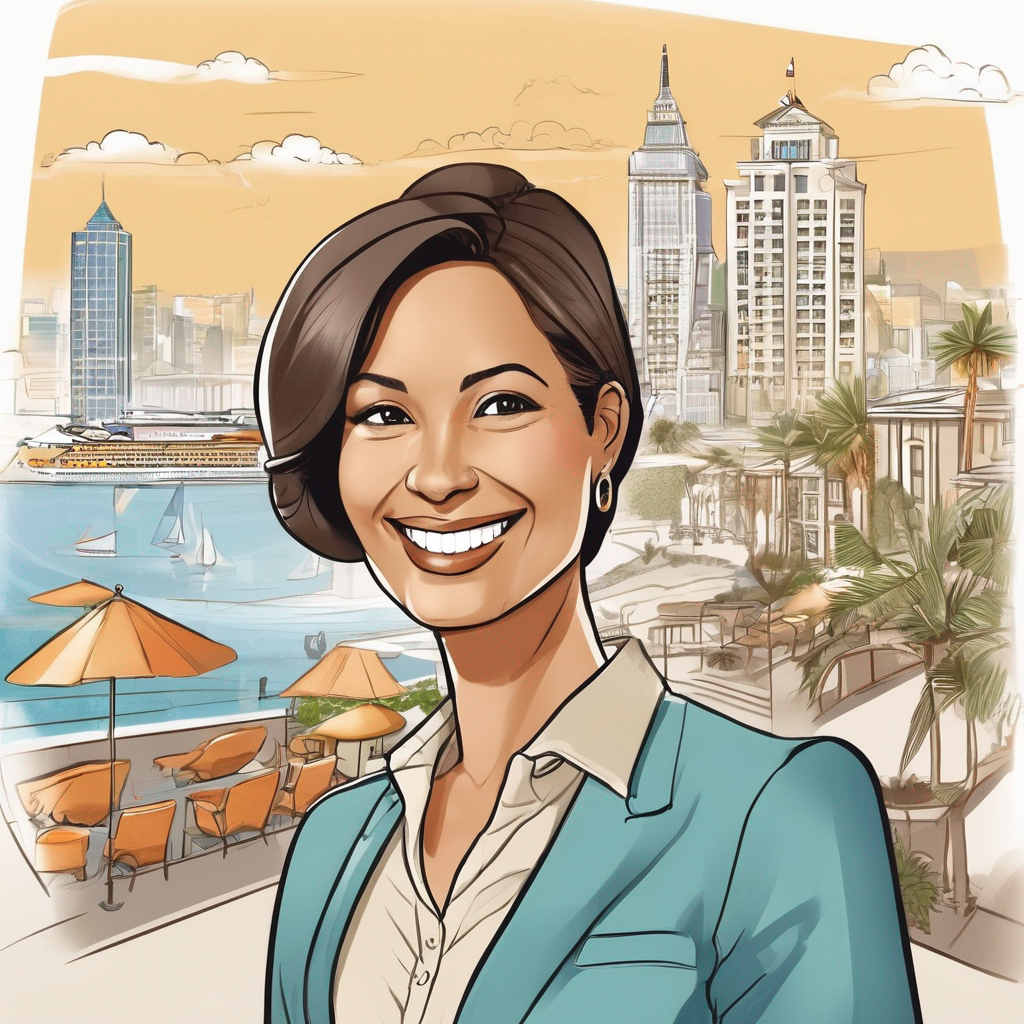 Illustrated member portrait for A. Salinas