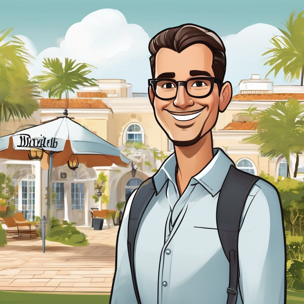 Illustrated member portrait for O. Durodola