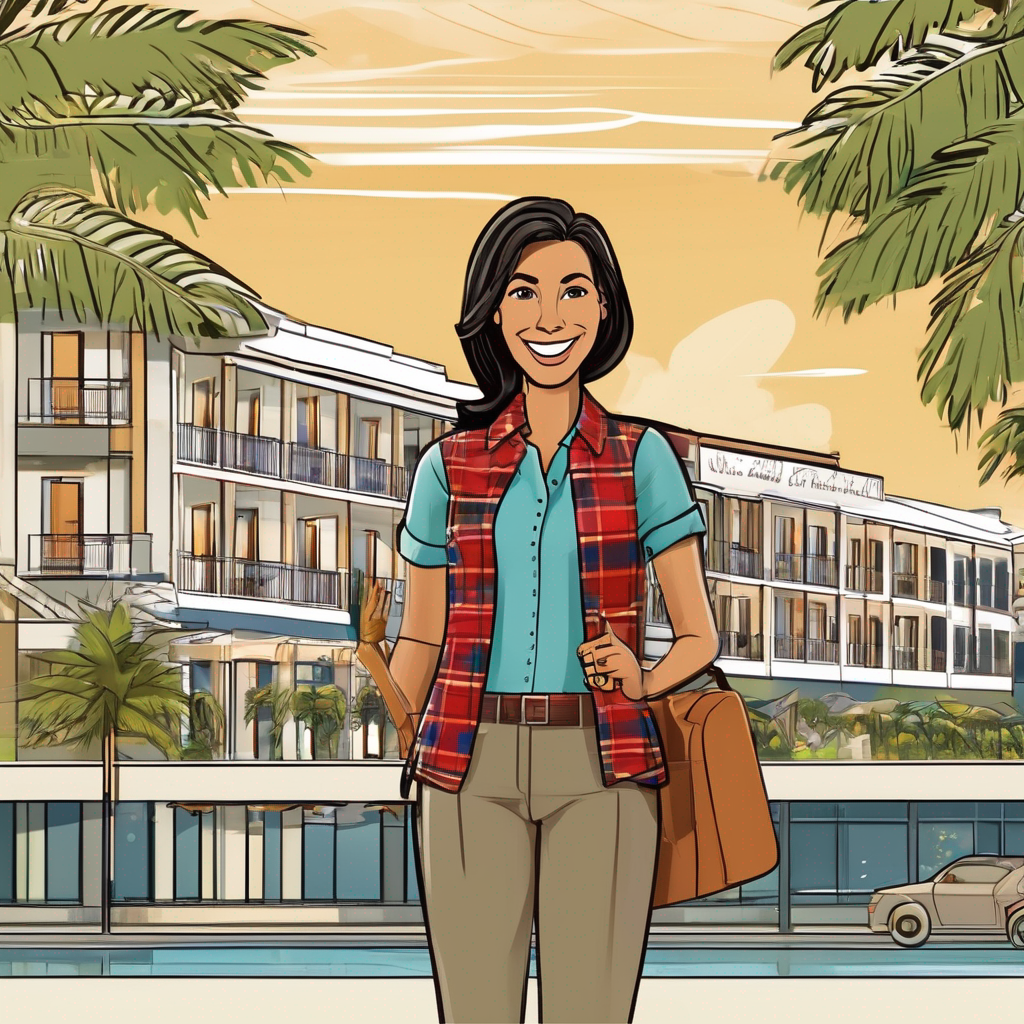 Illustrated member portrait for K. Bell