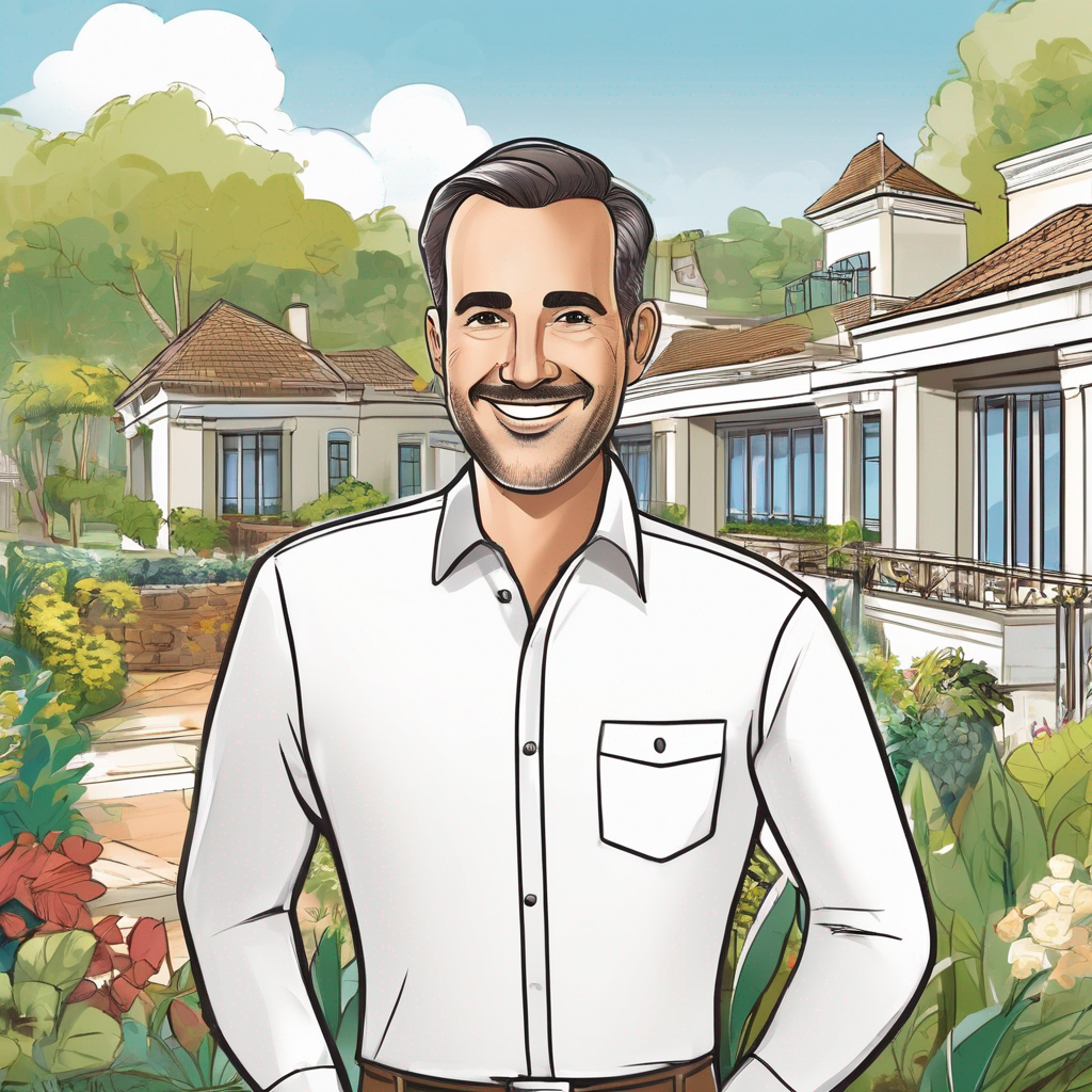 Illustrated member portrait for M. Archer