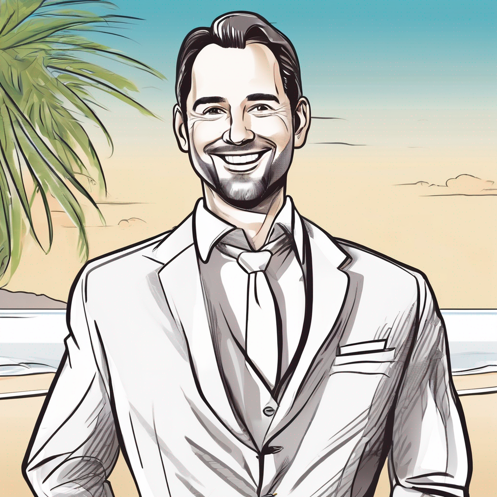 Illustrated member portrait for T. Kroll