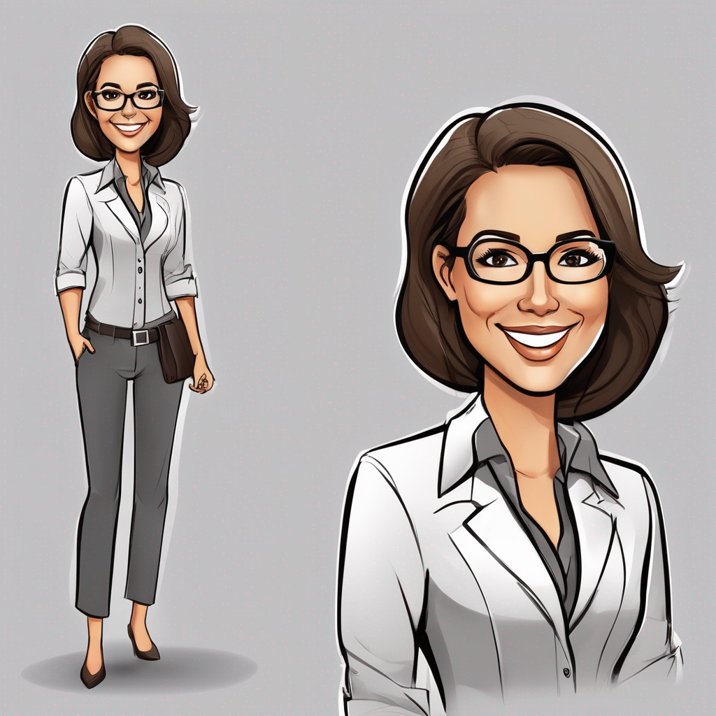 Illustrated member portrait for M. Omalley